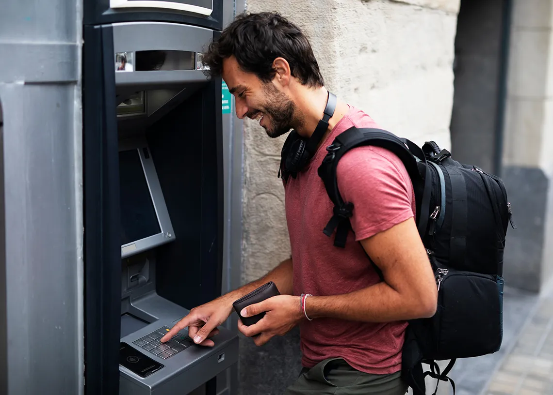 Access any ATM free of charge