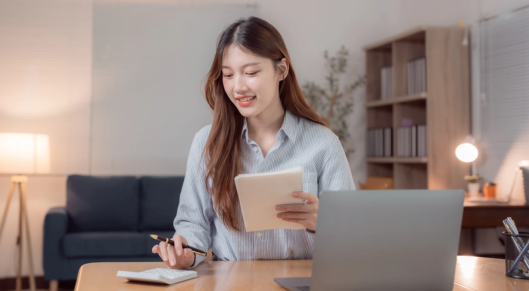 Woman on tablet