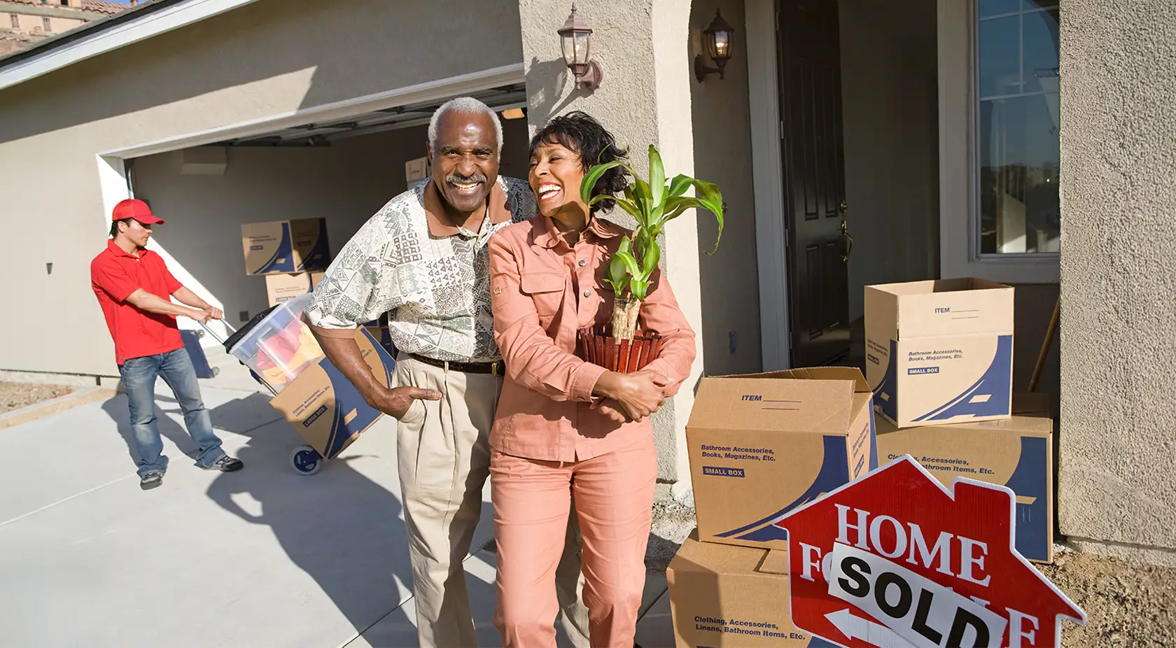 couple moving into new home