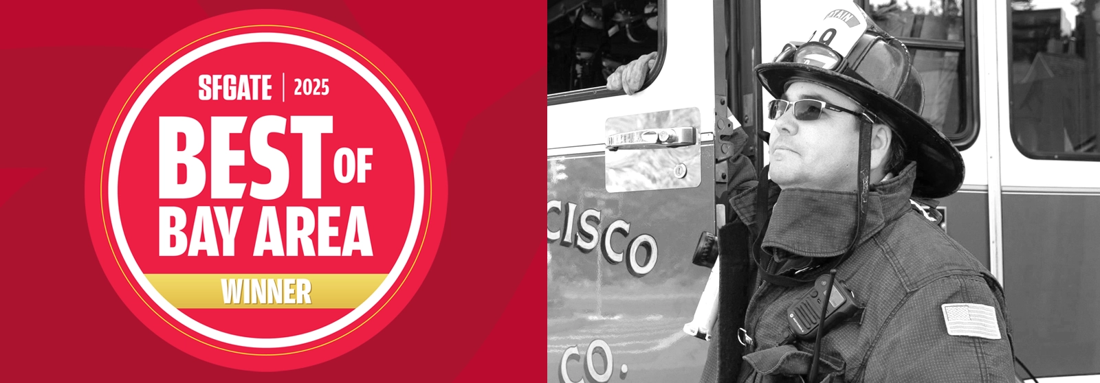 SF Fire Credit Union voted Best Credit Union in the Bay Area by SFGATE's Best of Bay Area 2025 Reader's Choice Contest.